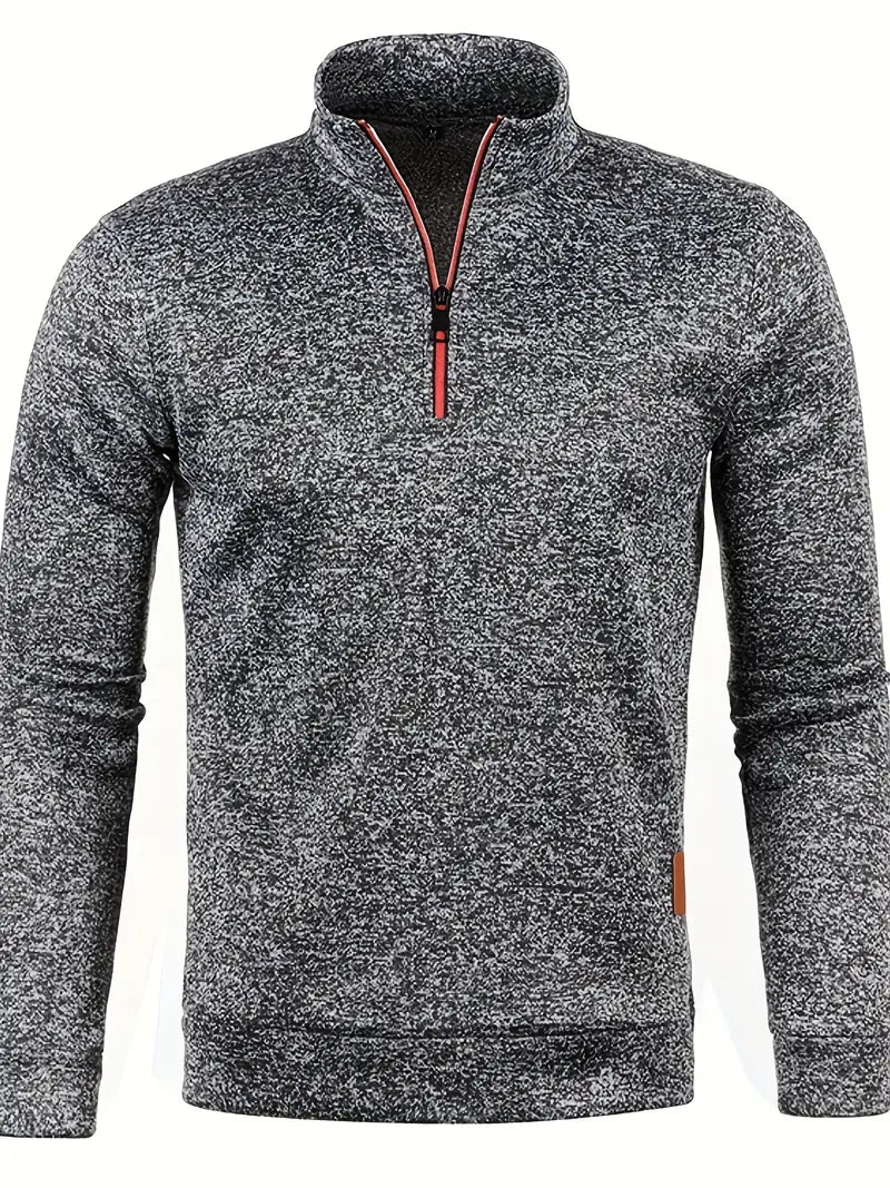 Dann | Zip-Up Pullover Sweatshirt