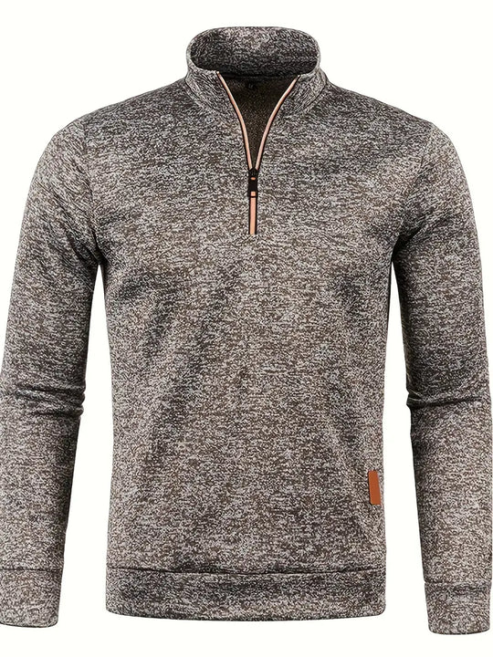 Dann | Zip-Up Pullover Sweatshirt