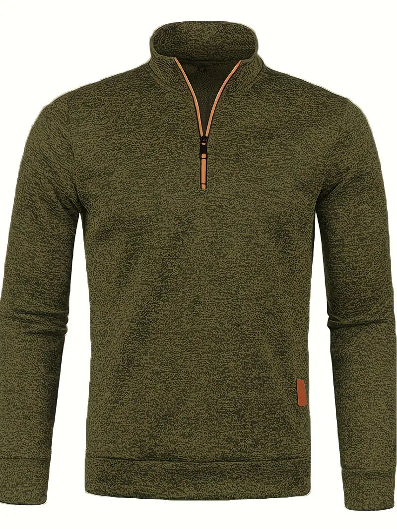 Dann | Zip-Up Pullover Sweatshirt