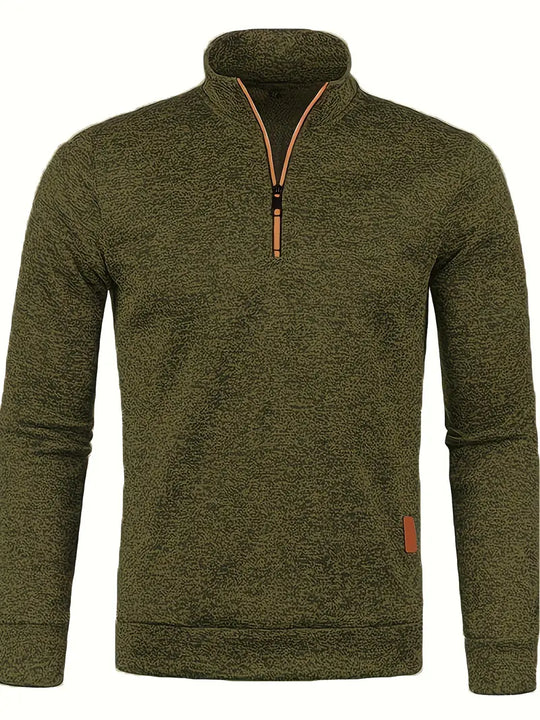 Dann | Zip-Up Pullover Sweatshirt